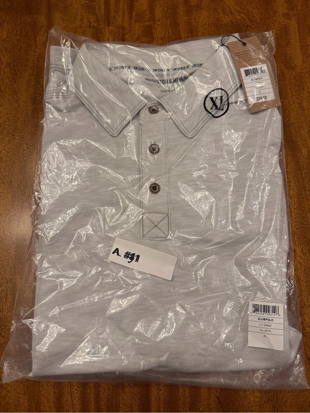 JOHNSTON & MURPHY men’s Vintage Slub Polo